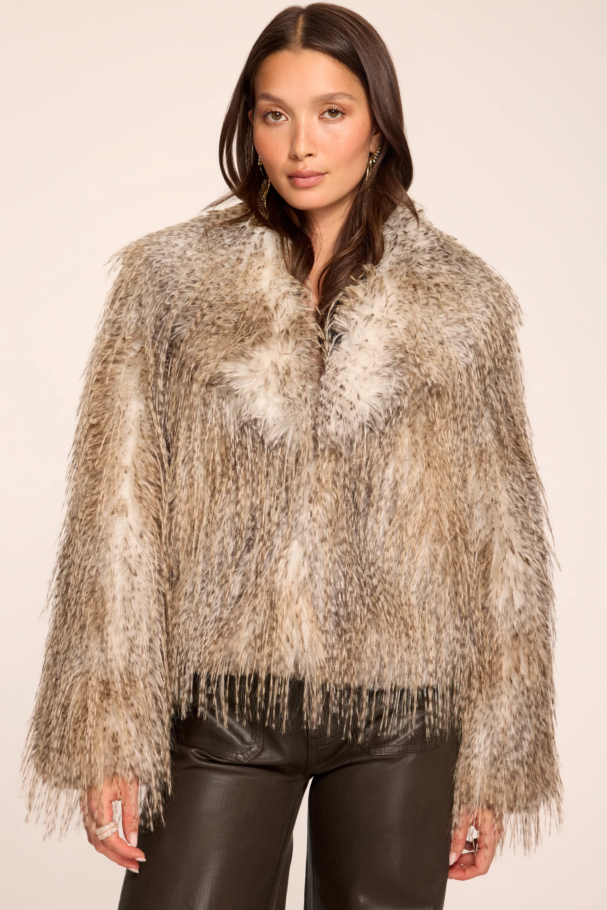 Lacey Faux Fur Jacket | Ramy Brook