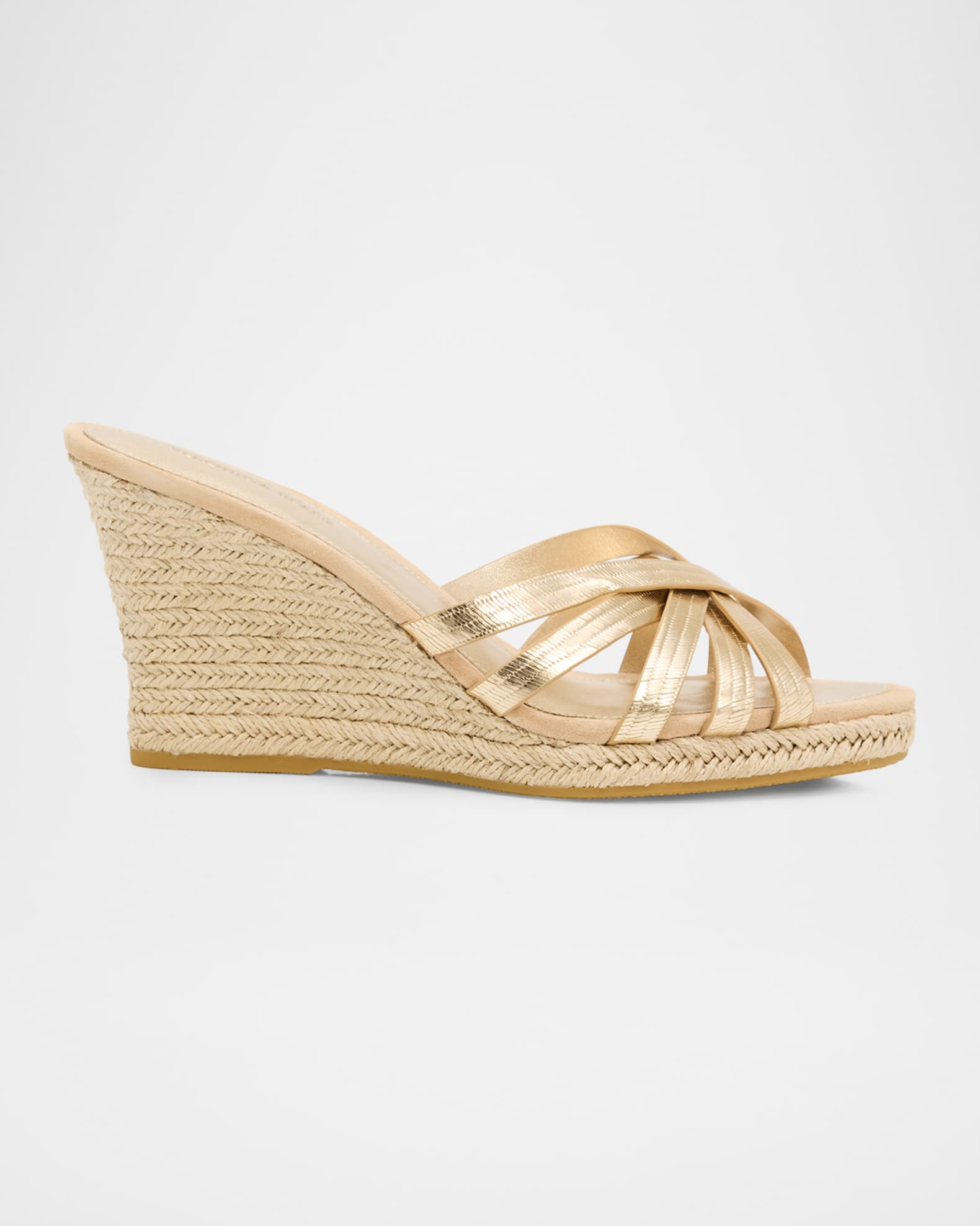 Phylina Leather Espadrille Wedge Sandals | Neiman Marcus