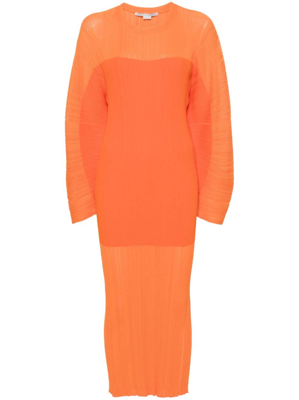 Stella McCartney Fine Ribbed Midi Dress - Farfetch | Farfetch Global