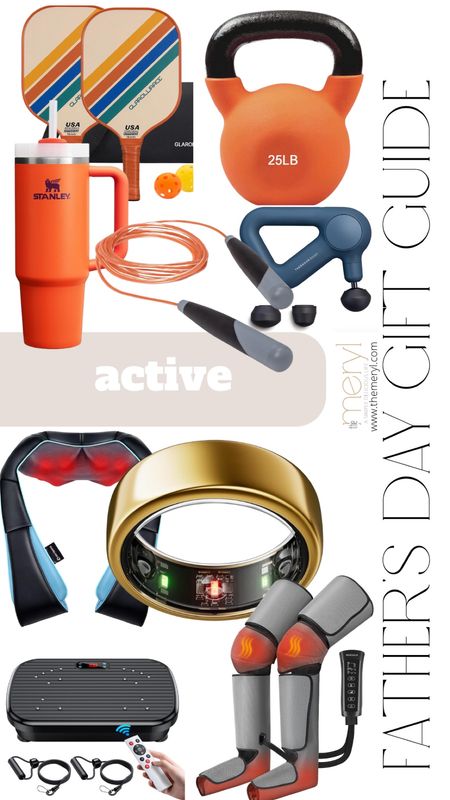 Father’s Day Gift ideas for the Active Dad
Neck Massager Foot massager Bala Bangles Vibration Plate Stanley Tumbler Oura Ring ThetaGun Kettlebell Gift Guide Pickleball Rope

#LTKActive #LTKGiftGuide #LTKMens