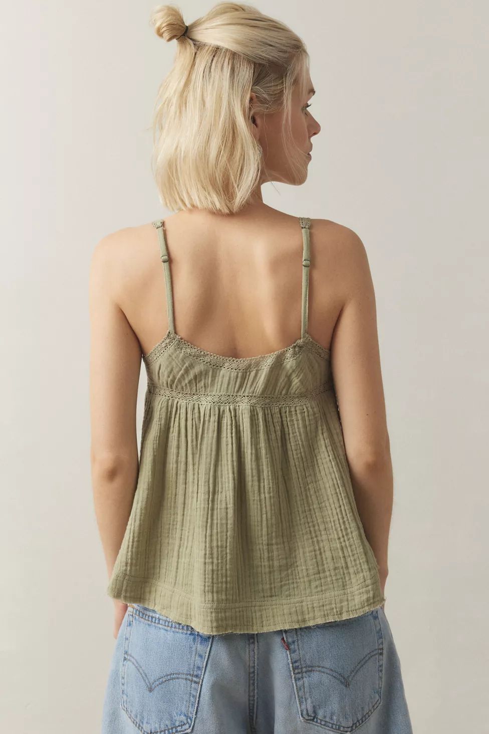 Out From Under Mila Gauze Flyaway Cami | Urban Outfitters (US and RoW)