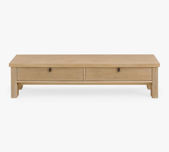 Modern Farmhouse Rectangular Coffee Table (64") | Pottery Barn (US)