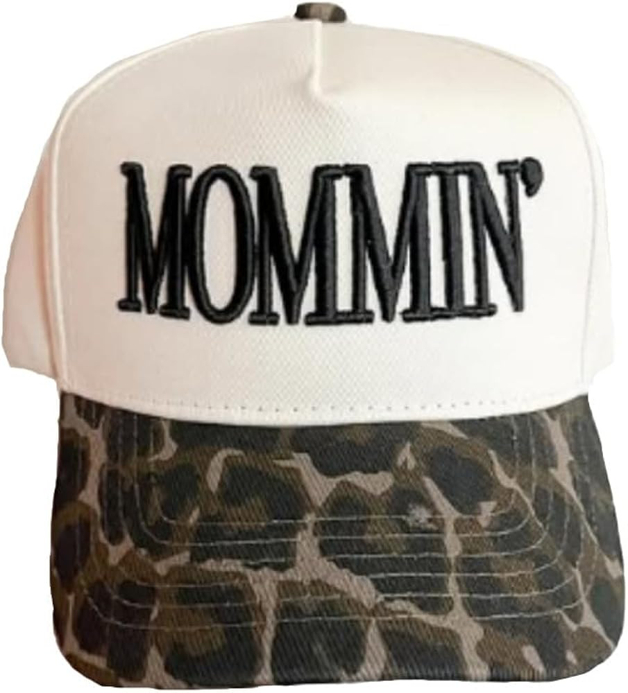 Mommin Trucker hat Funny Mommin Hat for Women Care Truck Hat Adjustable Washed Cotton Embroidered... | Amazon (US)