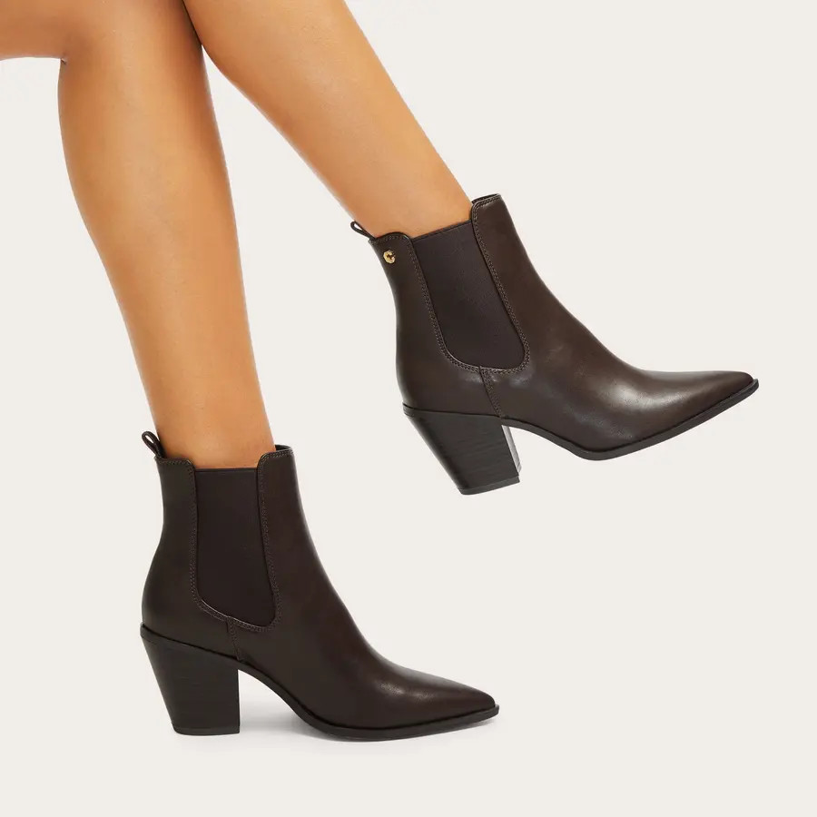 RANCH ANKLE Brown Ankle Boot by CARVELA | Carvela