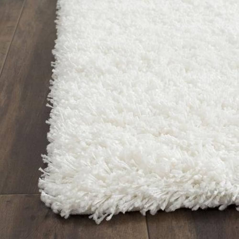 SAFAVIEH California Premium Shag Collection 8' x 10' White SG151 Non-Shedding Living Room Bedroom... | Amazon (US)