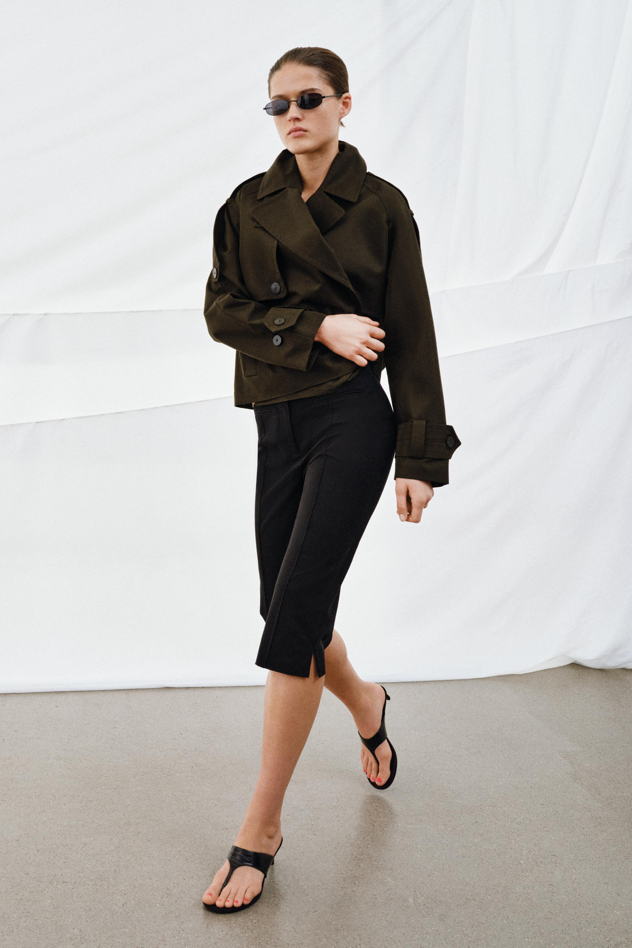 ZW COLLECTION CAPRI PANTS | Zara US