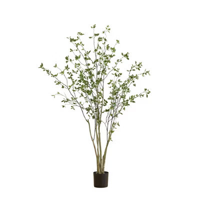 Nearly Natural 7-ft Minimalist Citrus Artificial Tree | Target