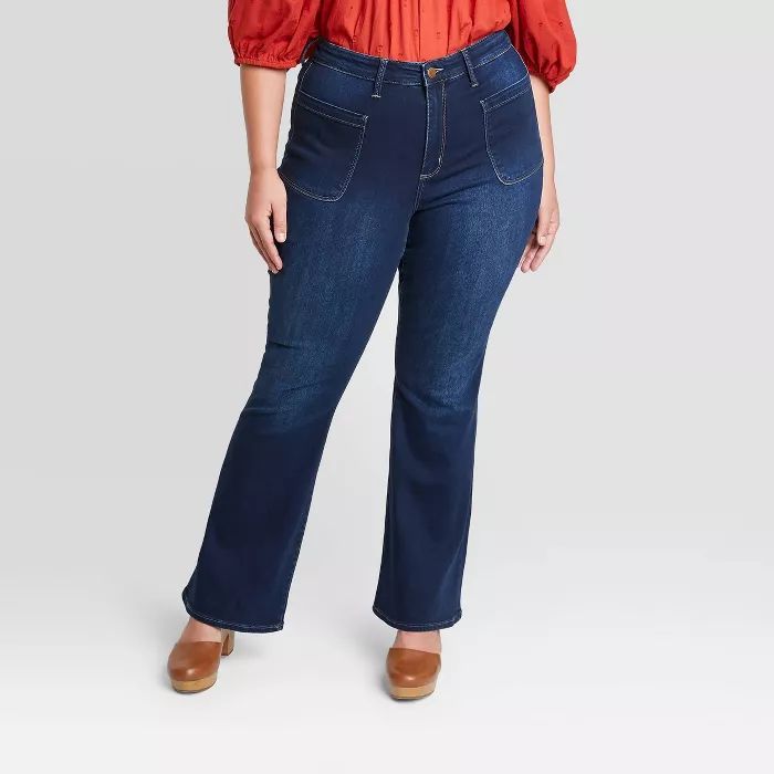 Women's High-Rise Flare Jeans - Universal Thread™ Midnight Blue | Target