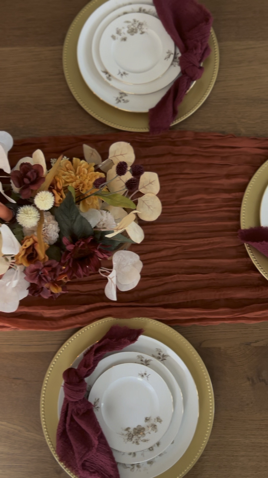 Creating a welcoming fall tablescape is all about blending the warmth of the season with personal touches that tell a story. Imagine a table adorned with a mix of new and found pieces: a rustic wooden centerpiece you discovered at a flea market paired with sleek, modern candle holders that bring a touch of elegance. Add layers of cozy textures, like linen napkins in rich autumnal hues, and scatter a few vintage dishes that evoke nostalgia. The result is a table that feels both curated and lived-in, where every piece invites your guests to linger a little longer and enjoy the warmth of the season.

#LTKStyleTip #LTKFindsUnder50 #LTKHome