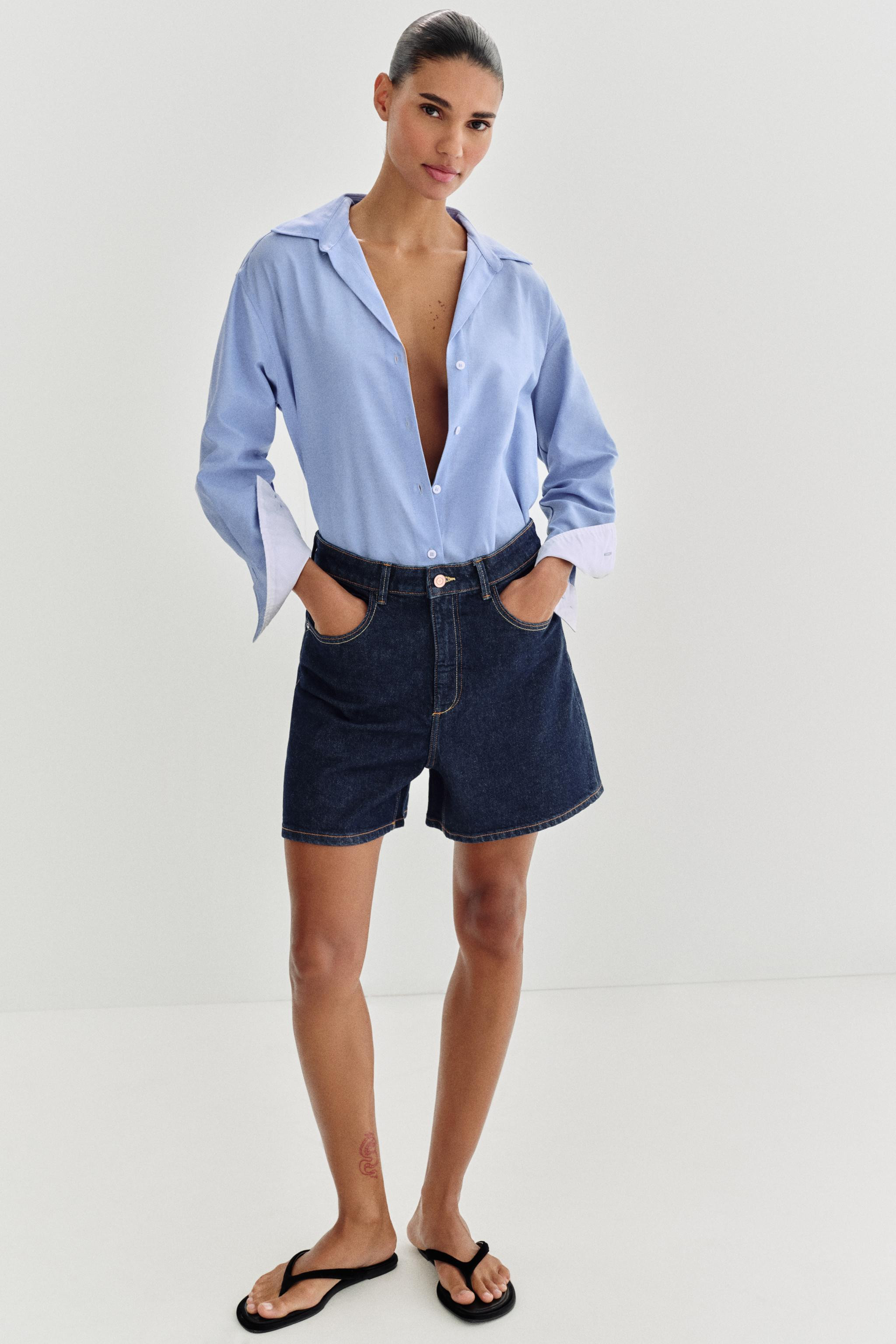 Z1975 MOM FIT SHORTS | Zara UK
