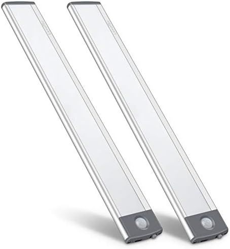 LED Motion Sensor Cabinet Light,Under Counter Closet Lighting, Wireless USB Rechargeable Kitchen ... | Amazon (US)