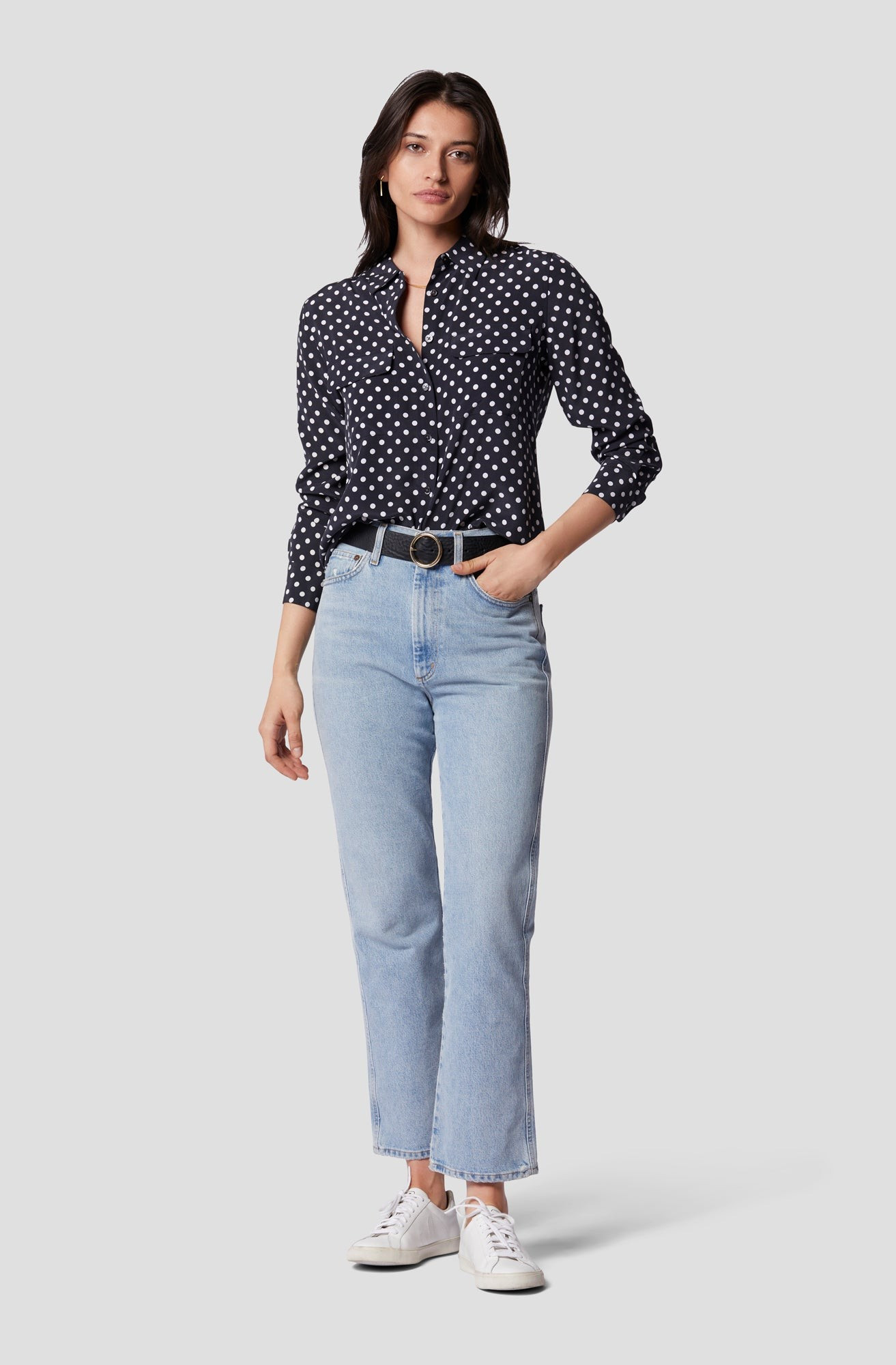 slim signature silk shirt | Equipment