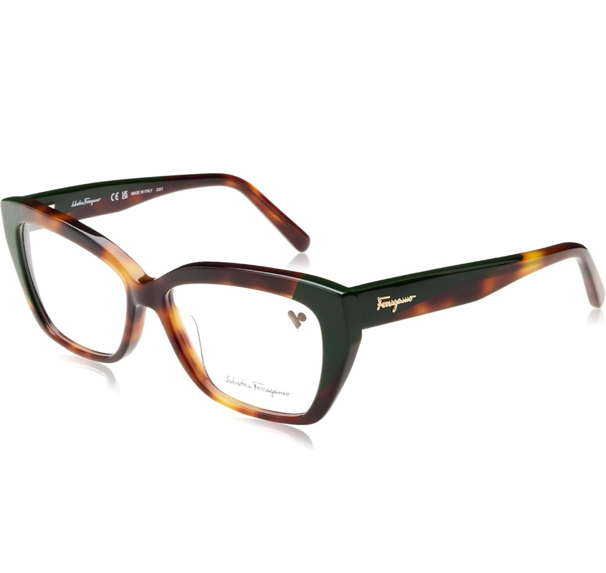 Eyeglasses SF 2938 220 Tortoise/Dark Green