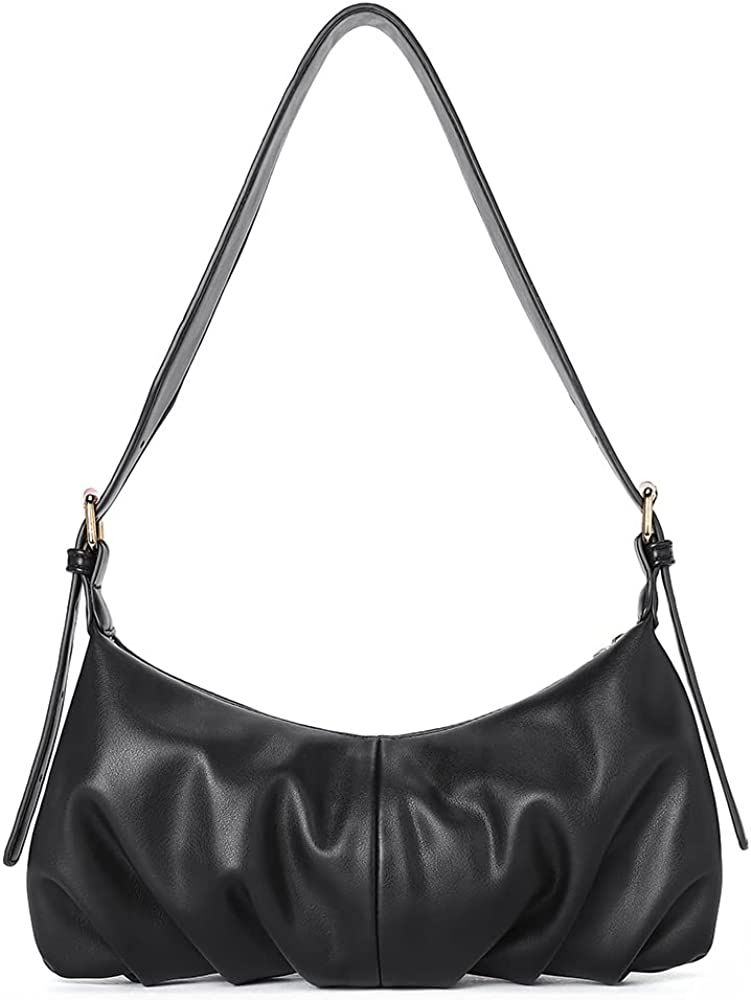 Shoulder Bag,Purses for Women Dumpling Small Hobo Bags Vegan Leather Ladies Clutch with Adjustabl... | Amazon (US)