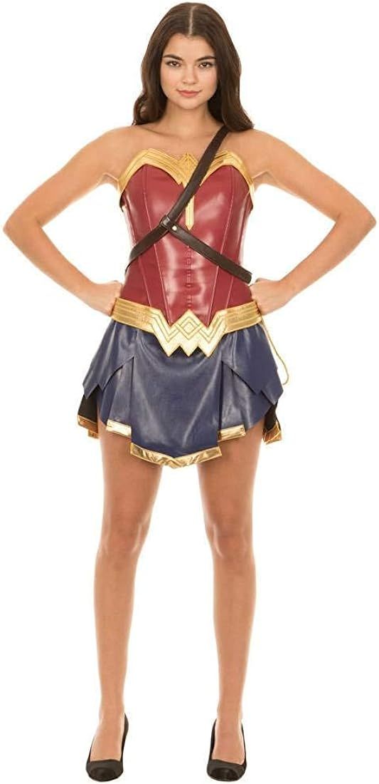 Dc Comics Wonder Woman Warrior Corset and Skirt Costume Set | Amazon (US)