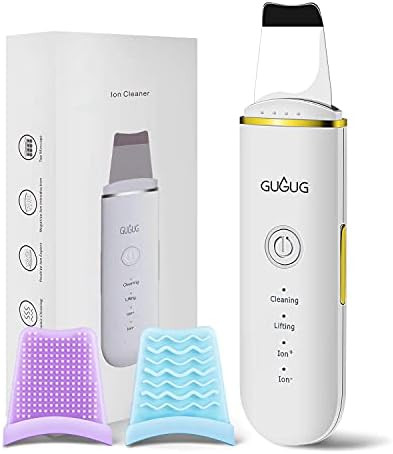 Amazon.com: GUGUG Skin Scrubber Skin Spatula, Blackhead Remover, Facial Cleaner with 4 Modes, Ski... | Amazon (US)