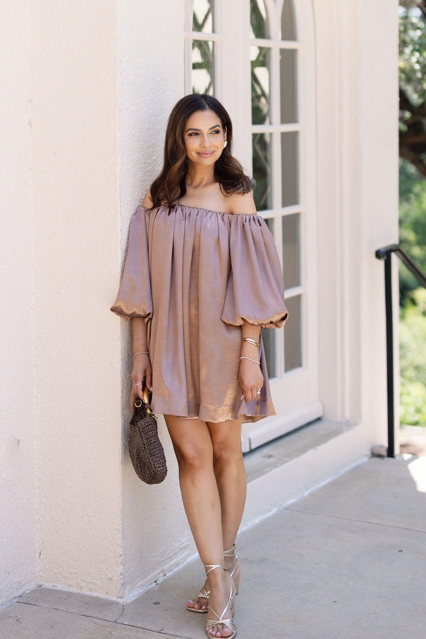 Wearing an xs petite in this bubble sleeve dress I loooove the silhouette of this. So comfortable and perfect for vacation or summer events! I'm in my true size 

#LTKStyleTip #LTKParties #LTKPetite