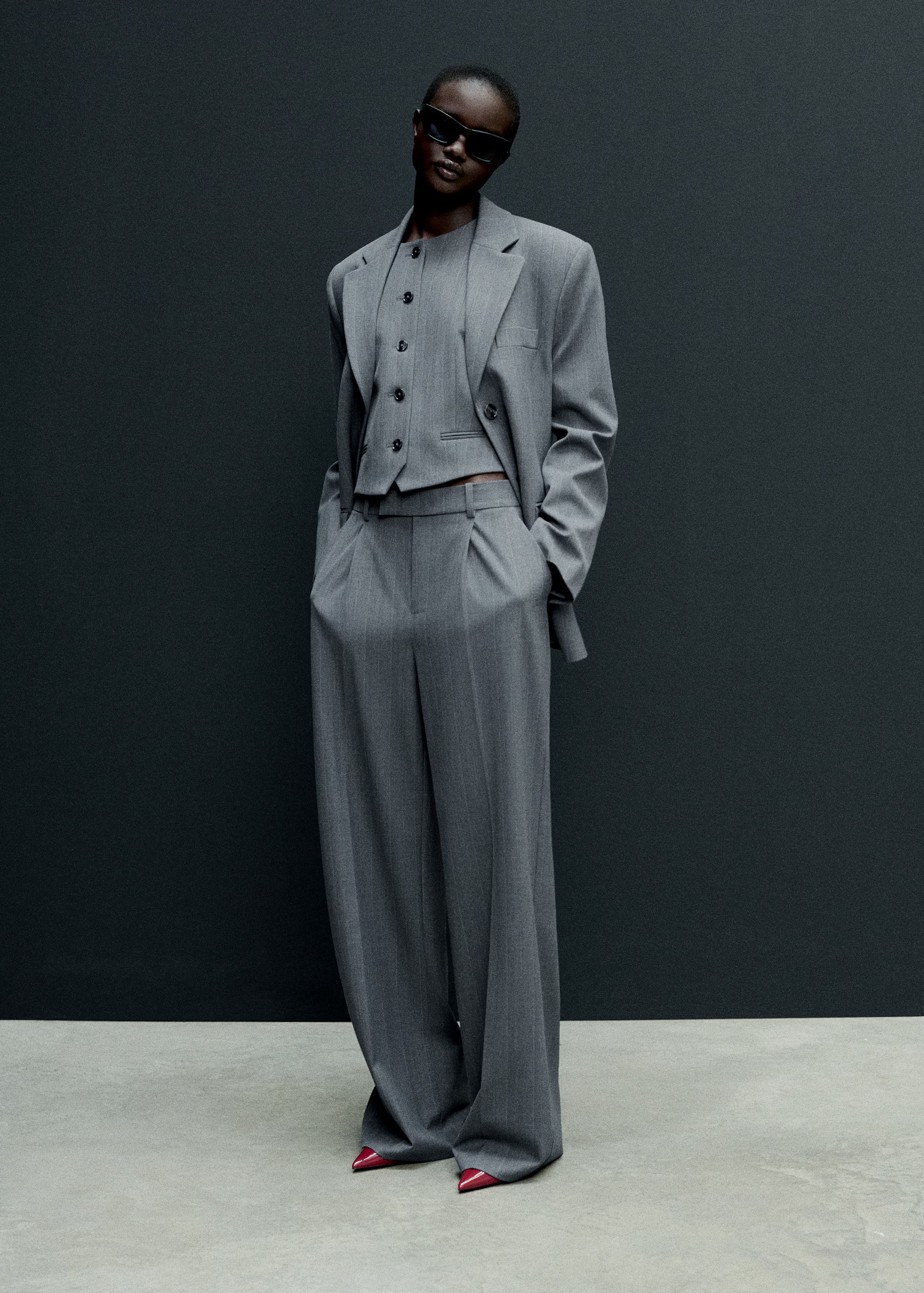 Anzughose mit Nadelstreifen | Mango EU