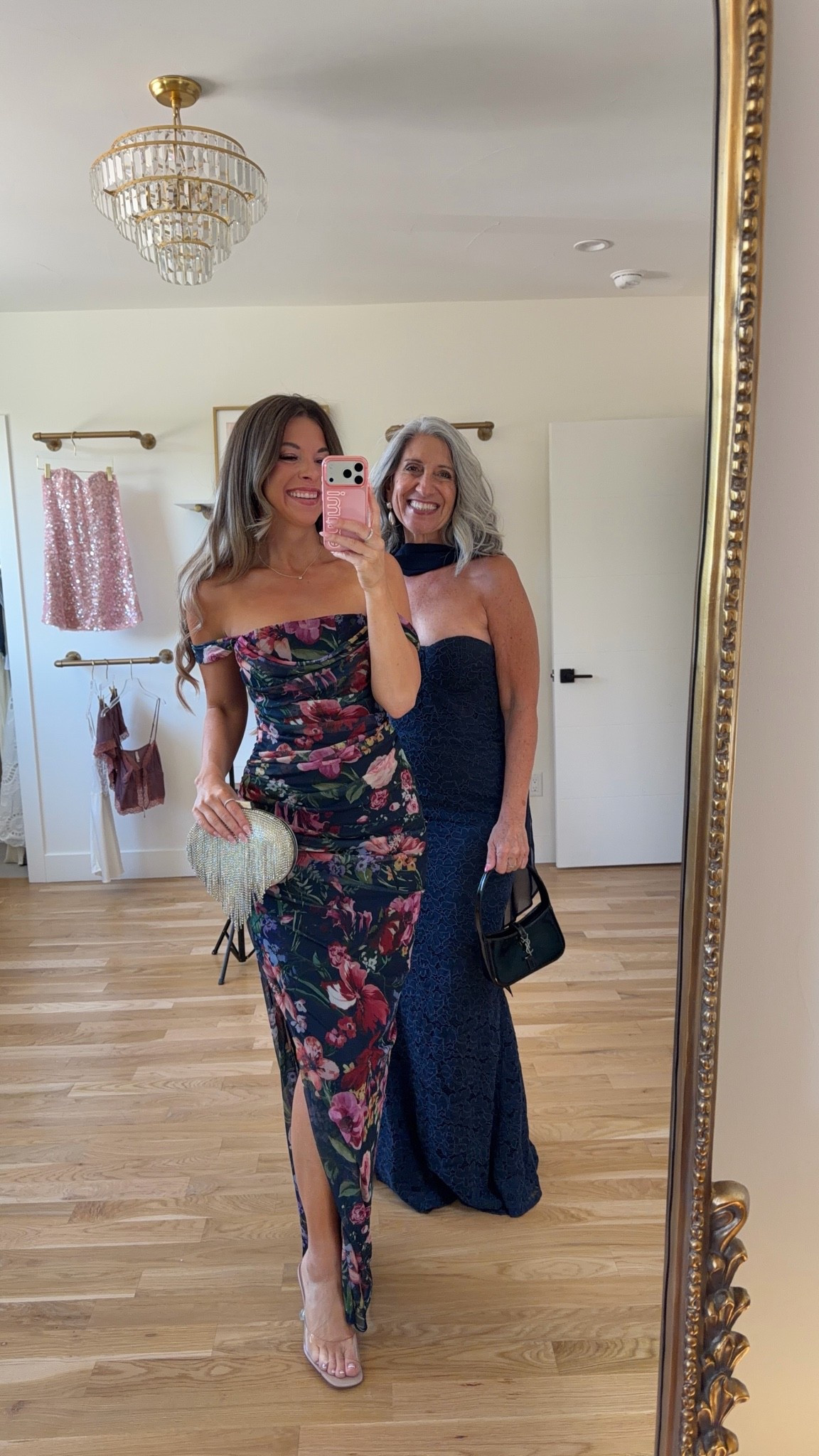 Mom and me formal black tie event and wedding guest dresses

Astr code: emerson15
Vici code: emerson30
Mac duggal code: emerson10

Wearing my usual smalls/ 2 in most:
• Sized down to a 0 hutch dress, blue ruffle dress, + blooming anthro dress 

Mom wears a medium/6:
She sized down to a 4 in the hutch dress, pleated cocktail dress, + dark pink strapless floral dress 
She sized up to an 8 in the yellow dress

Wedding guest
Formal event
Black tie
Fall party
Satin
Floral
Off the shoulder
Pleated
Strapless
Midi
Cocktail dress
Special occasion
Mother of the bride

#LTKgrwm #LTKSeasonal #LTKWedding #LTKootd #LTKgrwm #LTKWedding