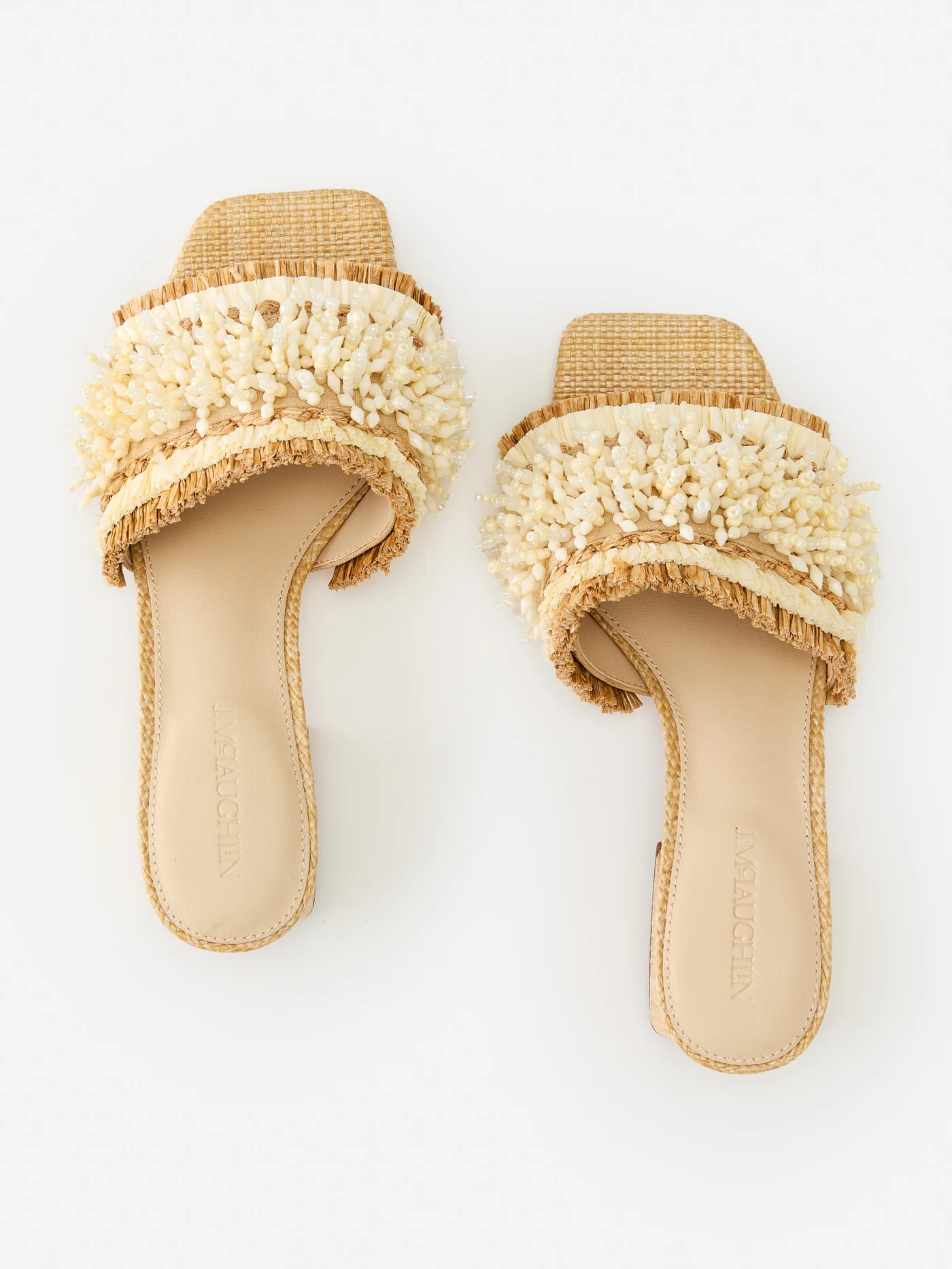 Seren Beaded Block Heel Sandals | J.McLaughlin