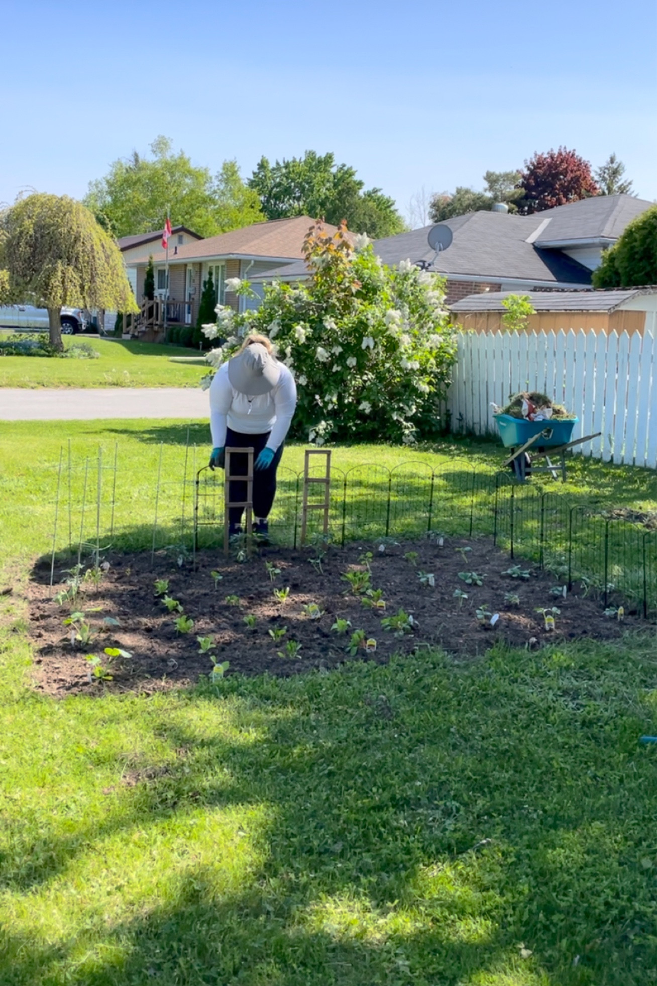 The cutest little fence for our veggie garden 🥬🥒

Also, this sun protection hat and long sleeve have been life savers. Both with SPF 50 protection to save me on days when I’m all day outside and forget to reapply or even wear sunscreen! 

#LTKFind #LTKworkwear #LTKhome
