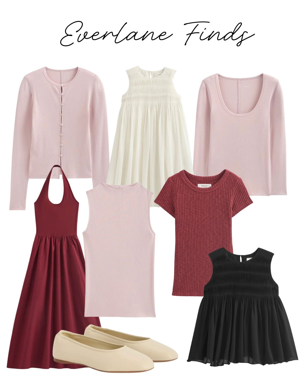 Enter your soft girl era with a few classic pieces from Everlane 

#LTKootd #LTKSeasonal #LTKValentine