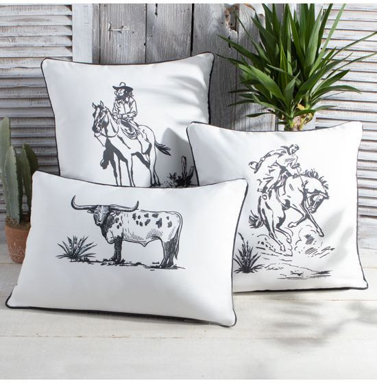 Raseo Road by Ranch Life Indoor/Outdoor Pillow | Rod's Western Palace/ Country Grace