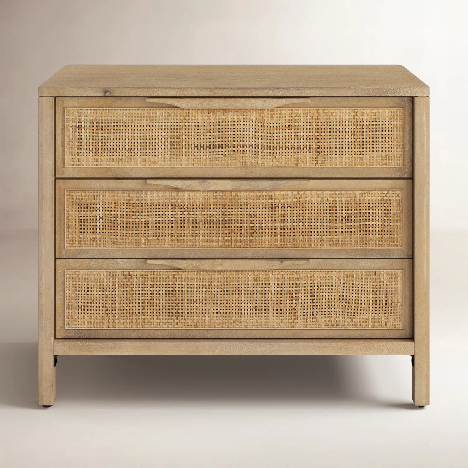 Nellie 3 - Drawer Cane Chest | Wayfair North America