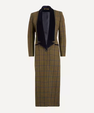 Fritz Check Wool Coat | Liberty US