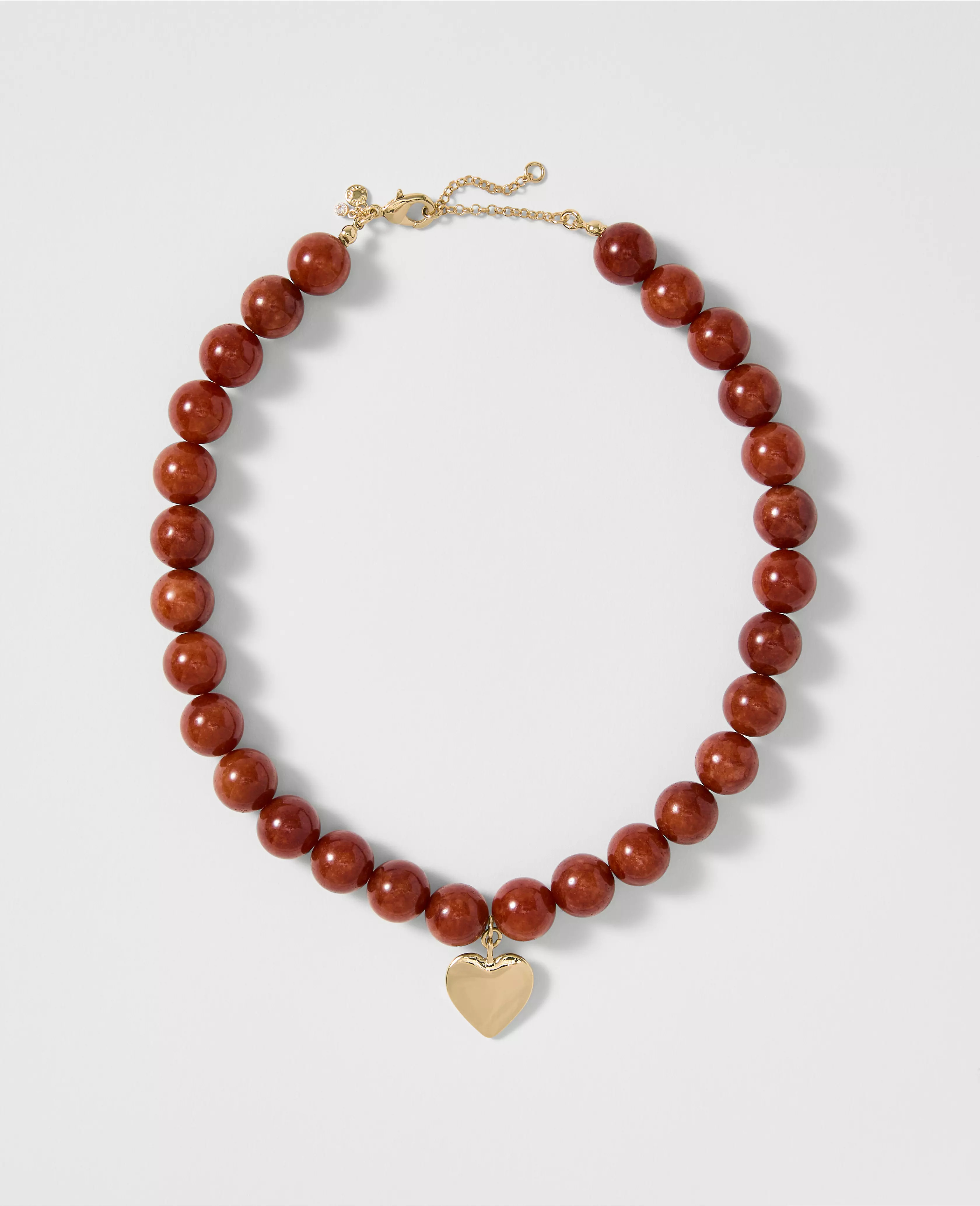 Stone Heart Pendant Necklace | Ann Taylor
