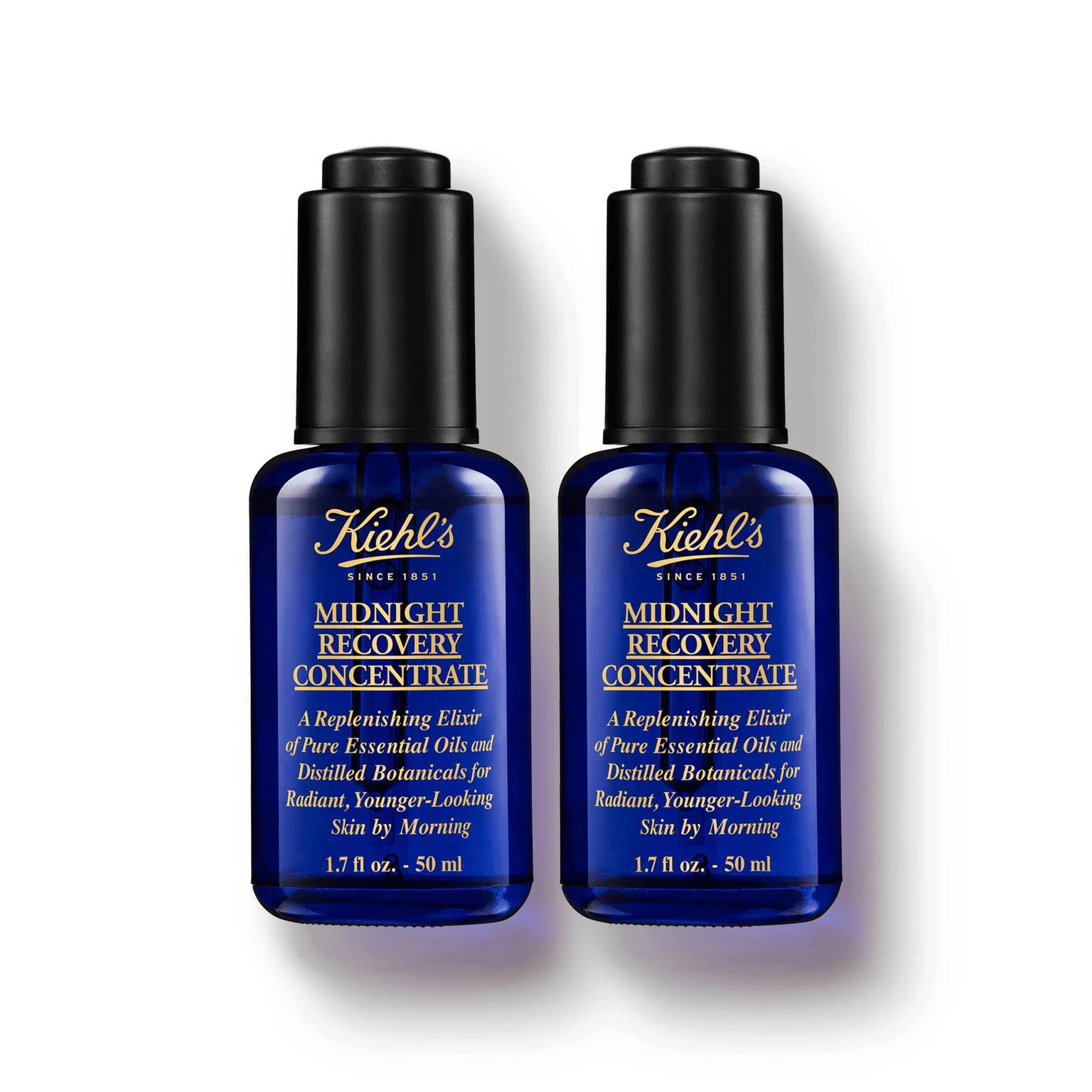 Midnight Recovery Concentrate Face Oil 50ml Duo | Kiehl's