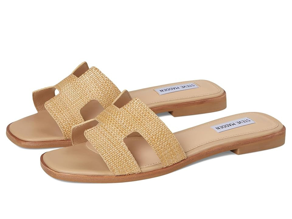 Steve Madden Hadyn Women's Sandals Raffia : 9.5 M, Leather | Zappos