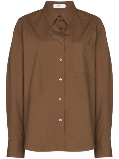 Frankie Shop Lui Oversized Shirt - Farfetch | Farfetch (US)