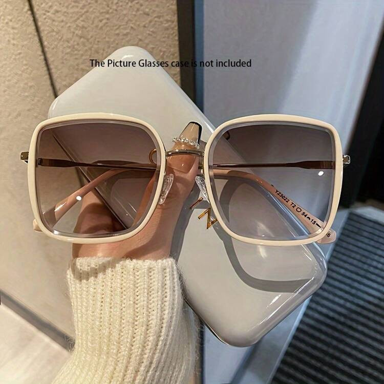 2025 New Fashion Large Frame Glasses Suitable For Women With Round Faces Best Gift For Family And Friends | SHEIN