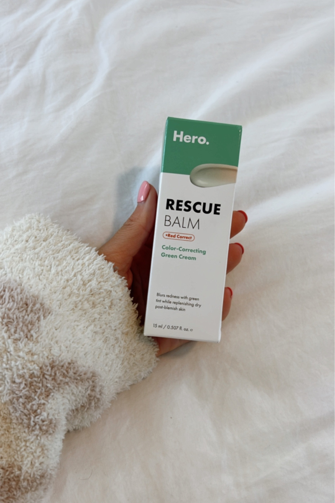 Tbh really didn’t think this would work so it was pleasantly surprised when it did! I was experiencing some redness in my skin & this color correcting cream “rescue balm” from hero cosmetics fixed her right up 

#LTKhome #LTKunder50 #LTKbeauty