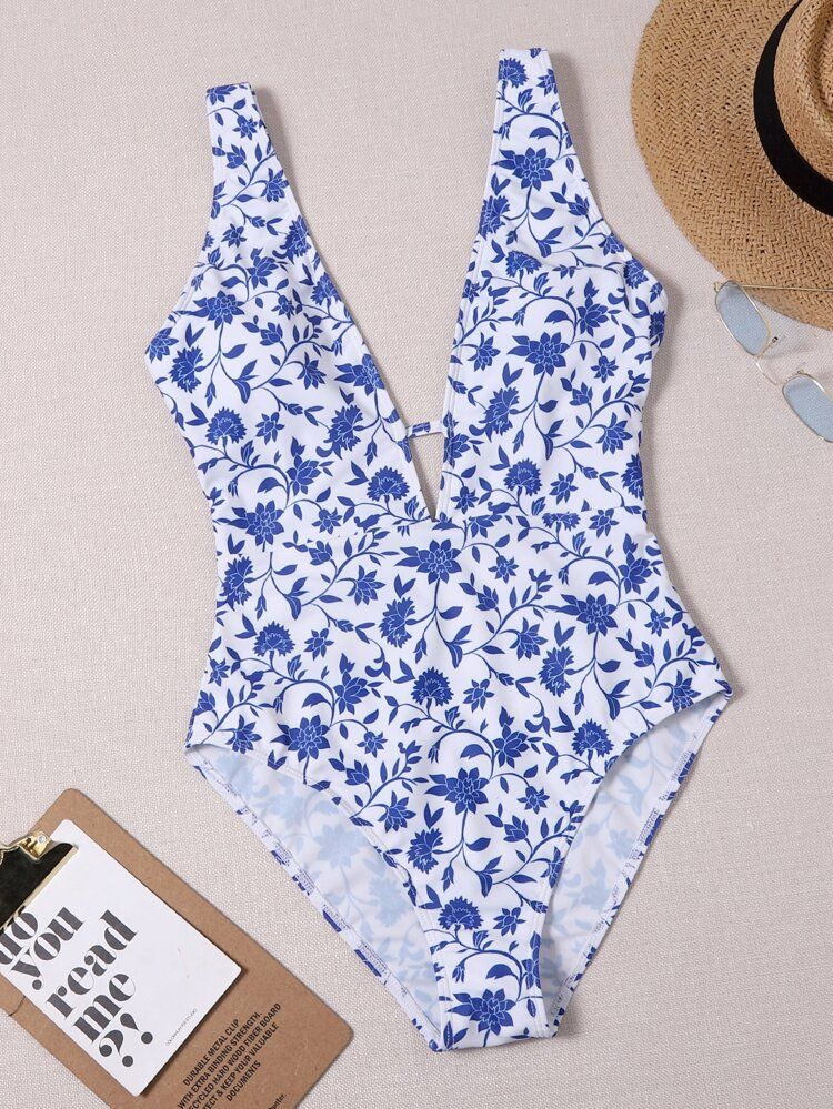 Floral One Piece Swimsuit | SHEIN