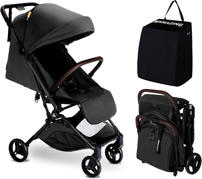 Lightweight Baby Travel Stroller with Carbor Fiber Frame, Compact & Airplane-Friendly, One-Handed... | Amazon (US)
