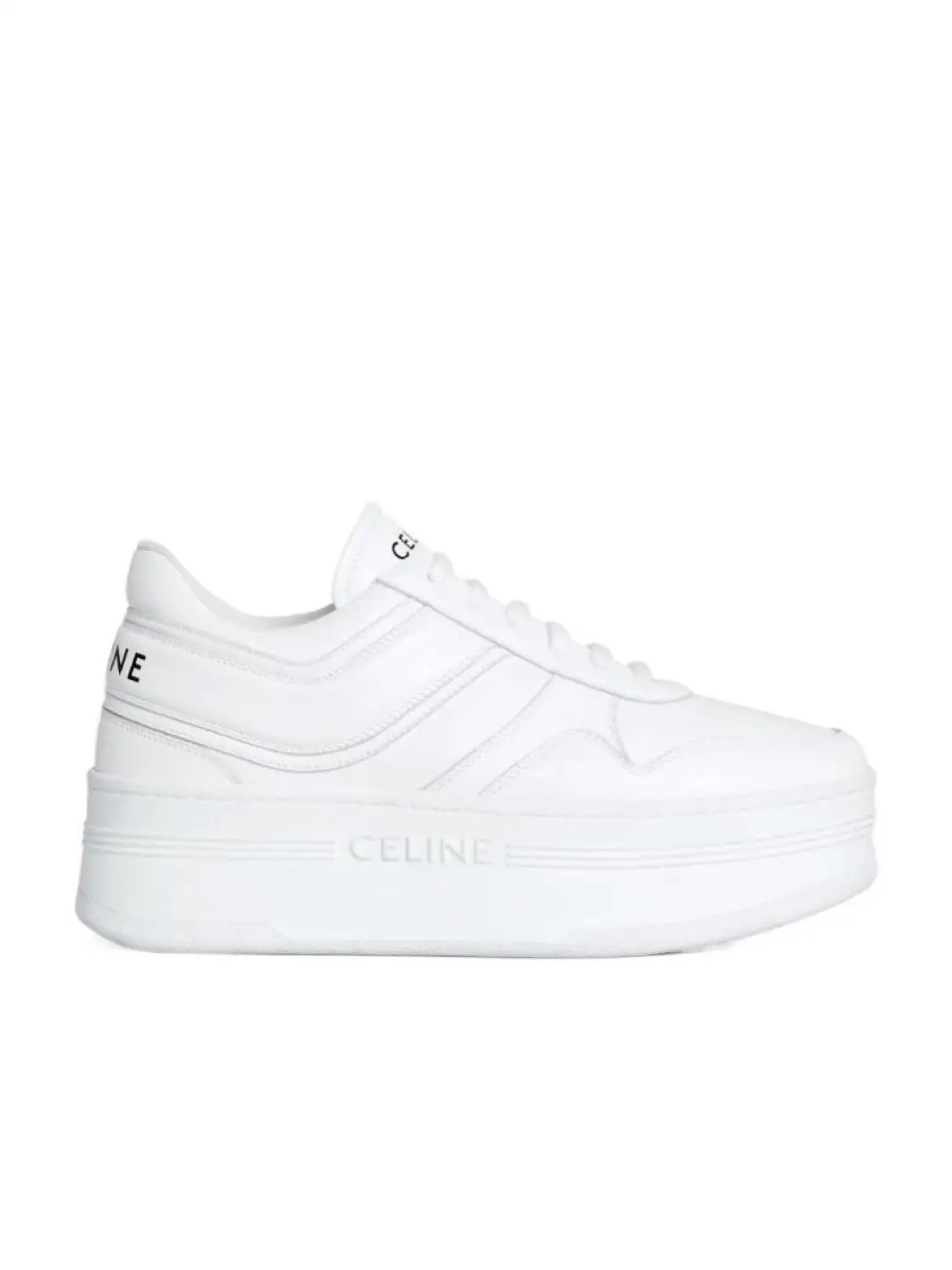 BLOCK SNEAKERS WITH WEDGE OUTSOLE in CALFSKIN | Senser US