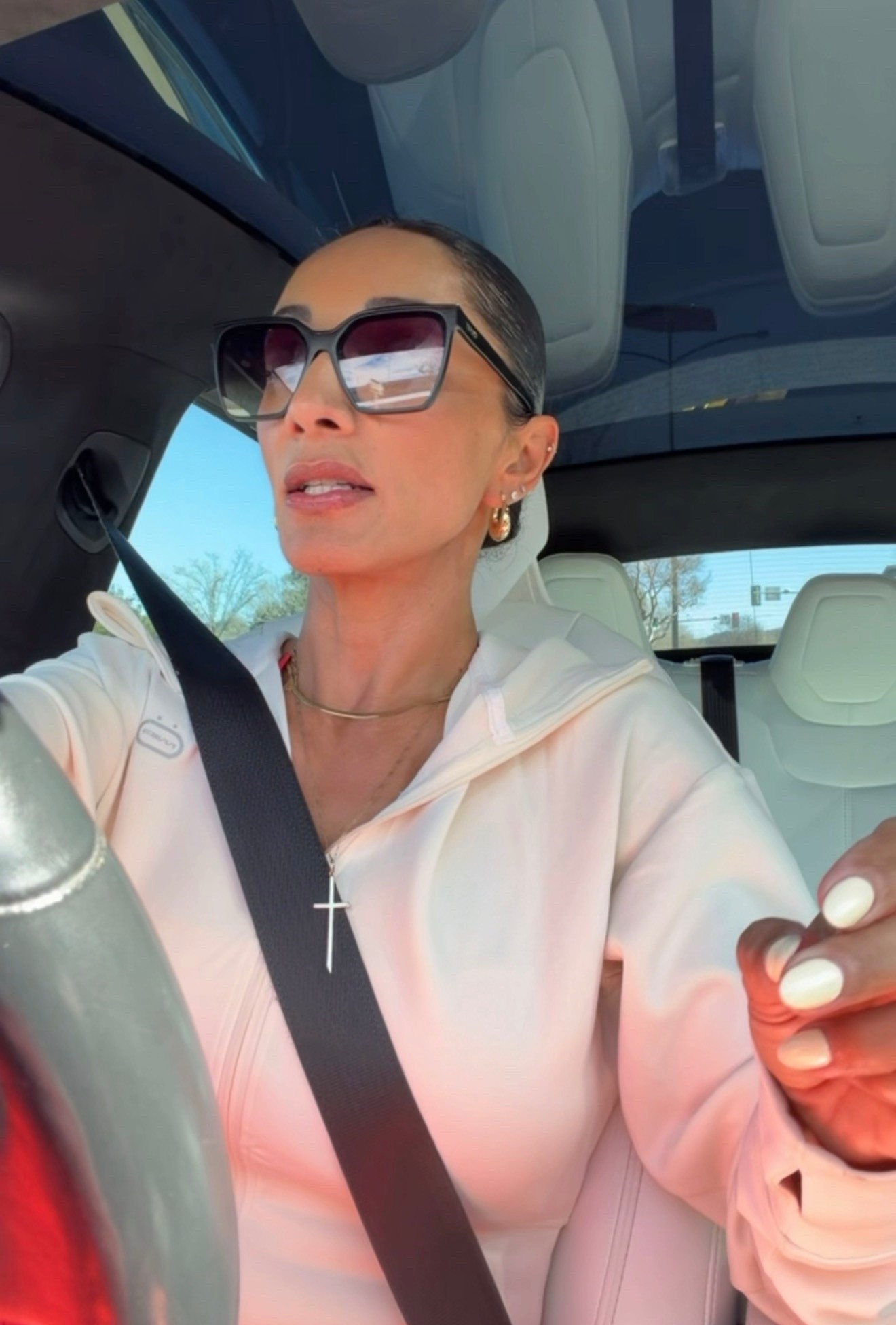 Current necklace stack 
Miranda Frye use code FITSPORTSMOM for a discount and free shipping 

#LTKBeauty #LTKootd