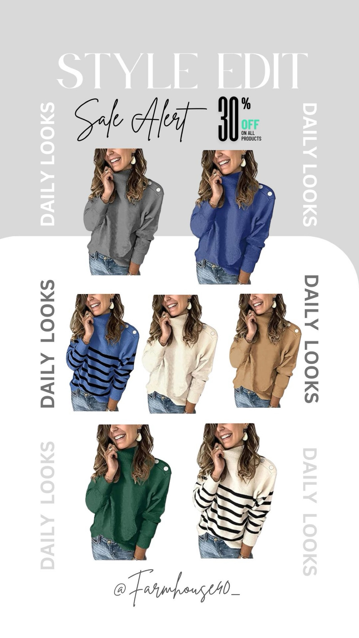 SALE ALERT! 30% Off. Hurry get you favorite color and size 

#womenssweaters #fallsweaters #amazonsweaters #sweatersunder50 #amazonfinds #womensoutfits #casualoutfits #womensoutfits #sweatersale 

#LTKSaleAlert #LTKSeasonal #LTKStyleTip