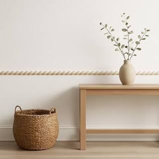 DM4 - 3/8 in. x 3/4 in. Solid Pine Carved Rope Molding | The Home Depot