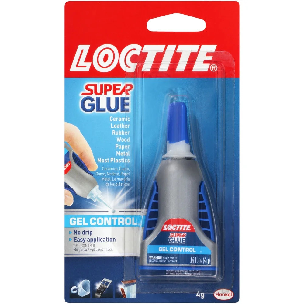 Loctite Super Glue Gel Control, Clear 0.14 fl oz Bottle - Walmart.com | Walmart (US)