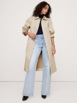 Bonded Cotton Mac Coat | Banana Republic (US)