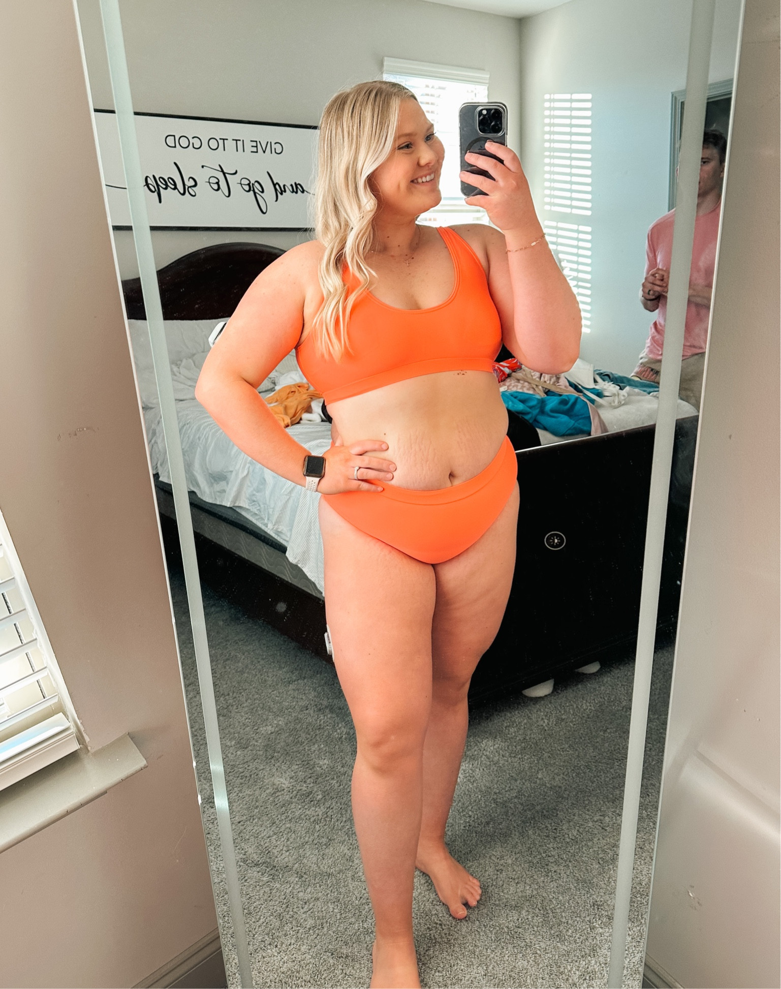 Bright orange Bikini size large 
#pinklily #swimwear #bikini

#LTKswim #LTKcurves #LTKSeasonal