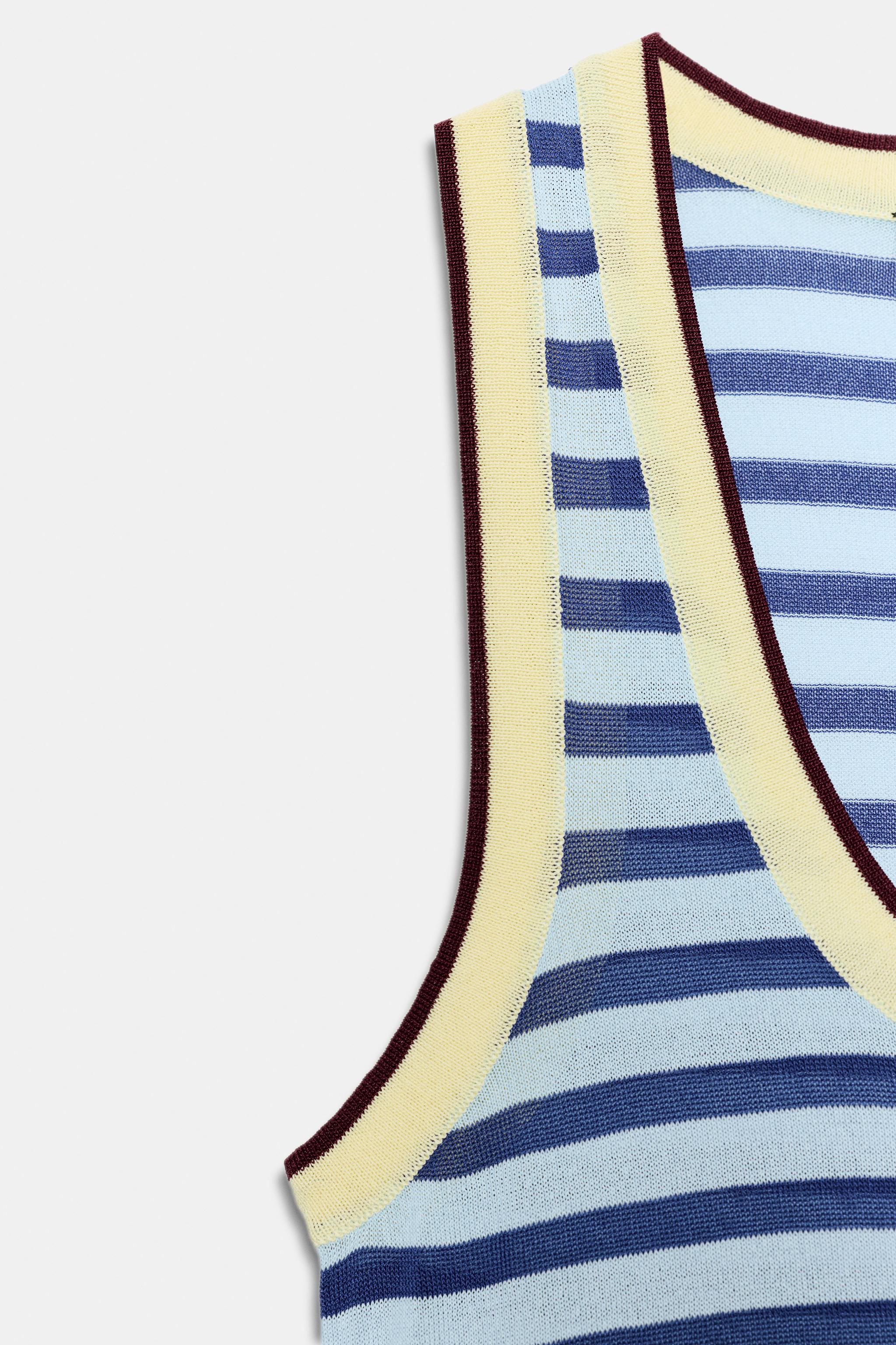 STRIPED KNIT TOP | Zara US