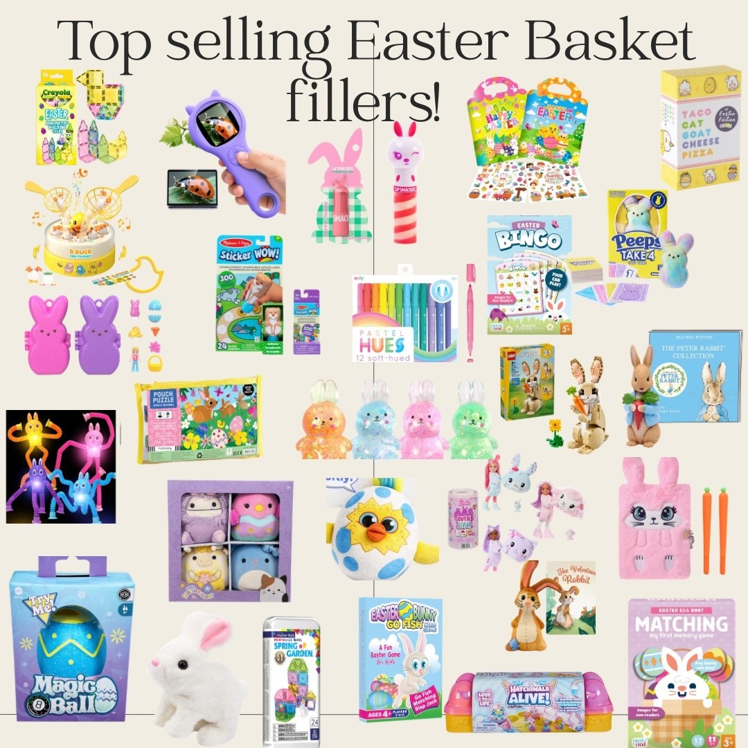 Top selling Easter basket fillers 2026! 

#LTKmomlife #LTKSeasonal #LTKKids