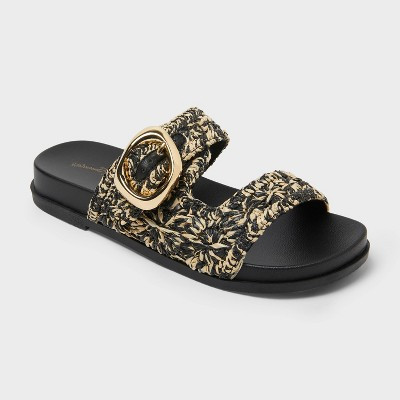 Women’s Stasie Sandals with Memory Foam Insole - Universal Thread™ Onyx 5.5 | Target