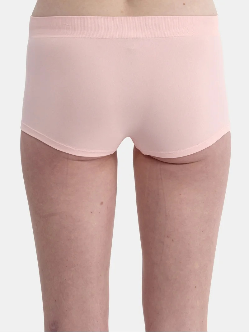 No Boundaries Seamless Boyshort Panties, Women's and Women's Plus | Walmart (US)