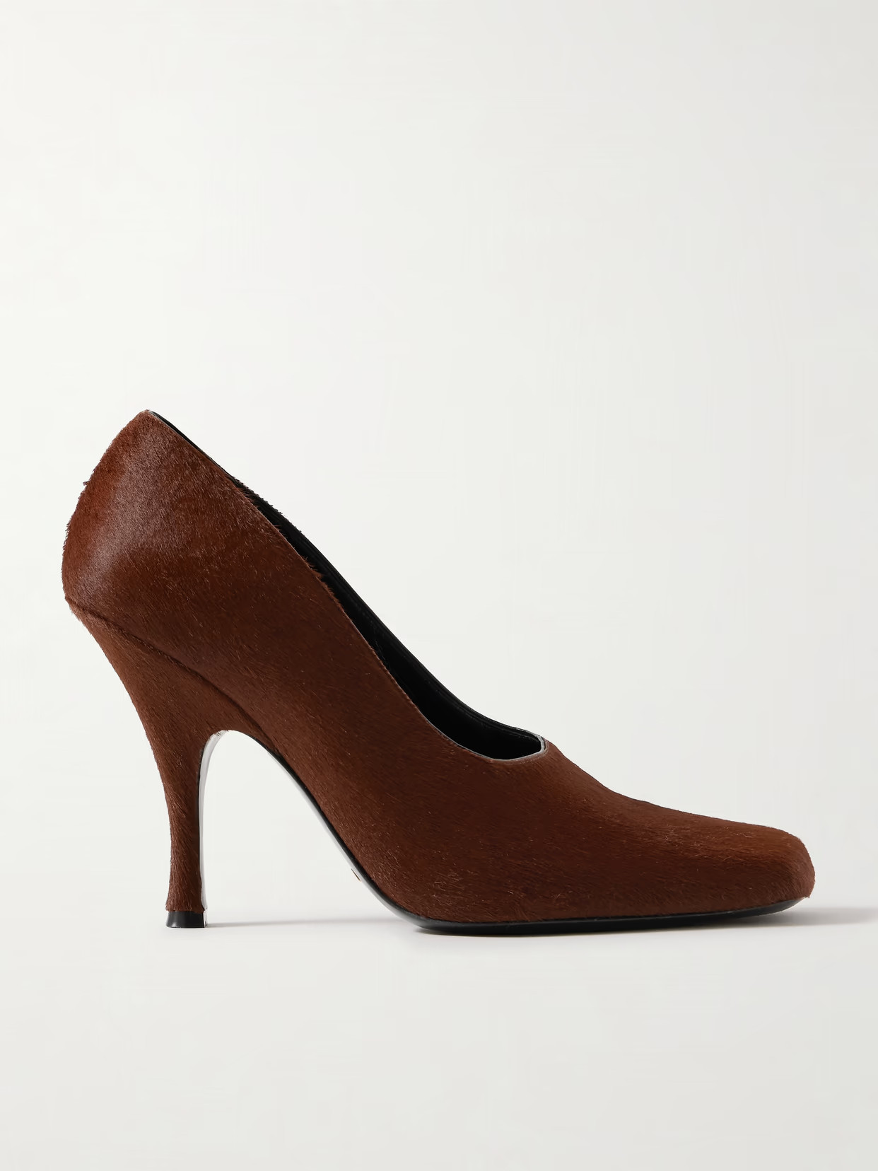 KHAITE - Eva Calf Hair Pumps - Brown | NET-A-PORTER (US)