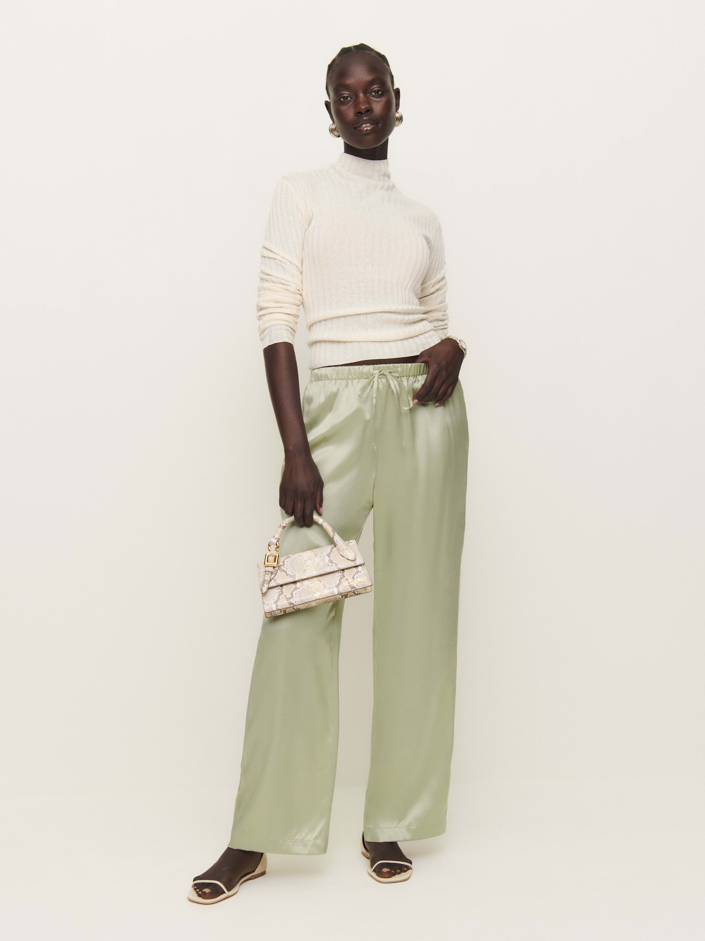 Olina Silk Pant | Reformation (Global)